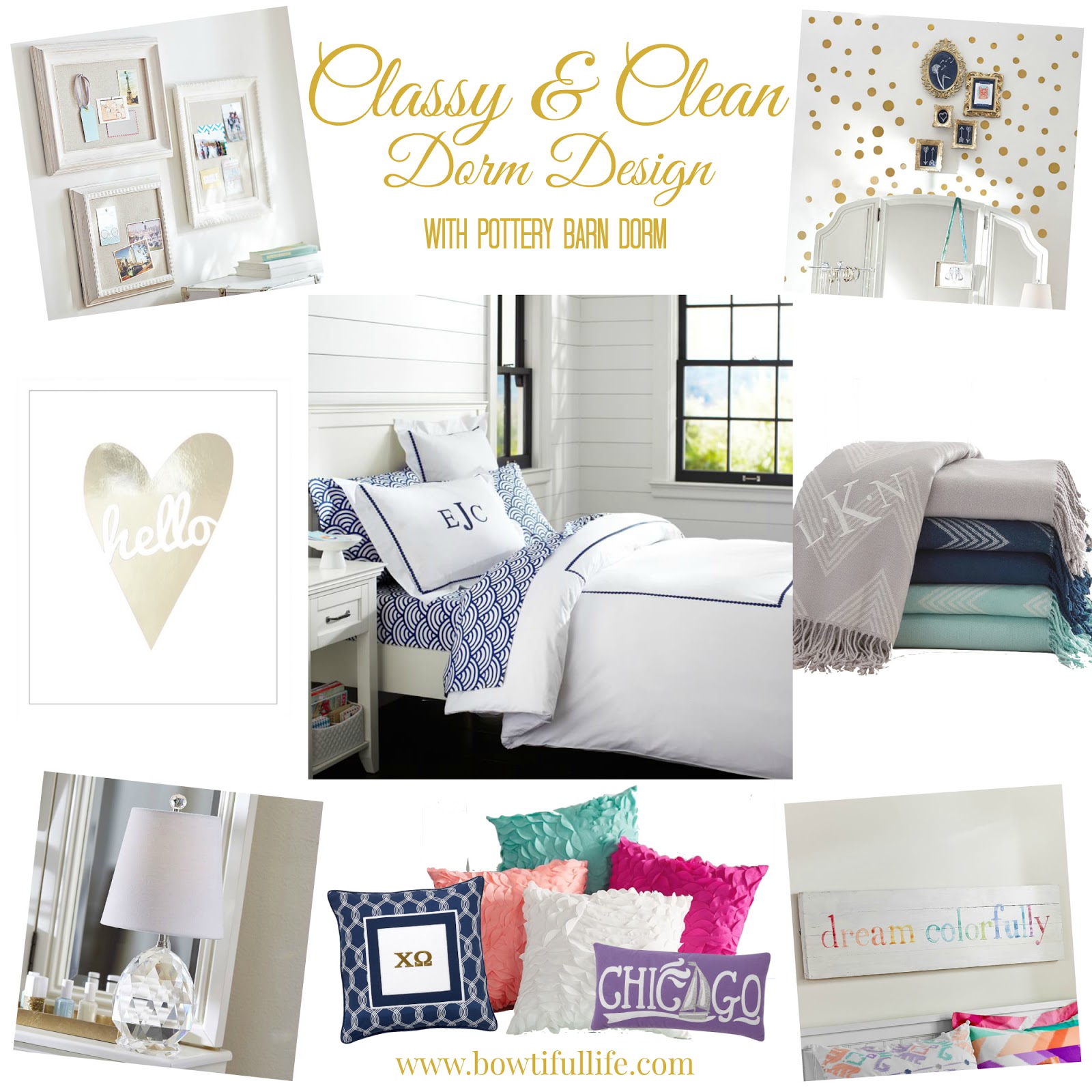 Classy Clean With Pottery Barn Dorm Bowtiful Life Classy Clean With Pottery Barn Dorm Bowtiful Life