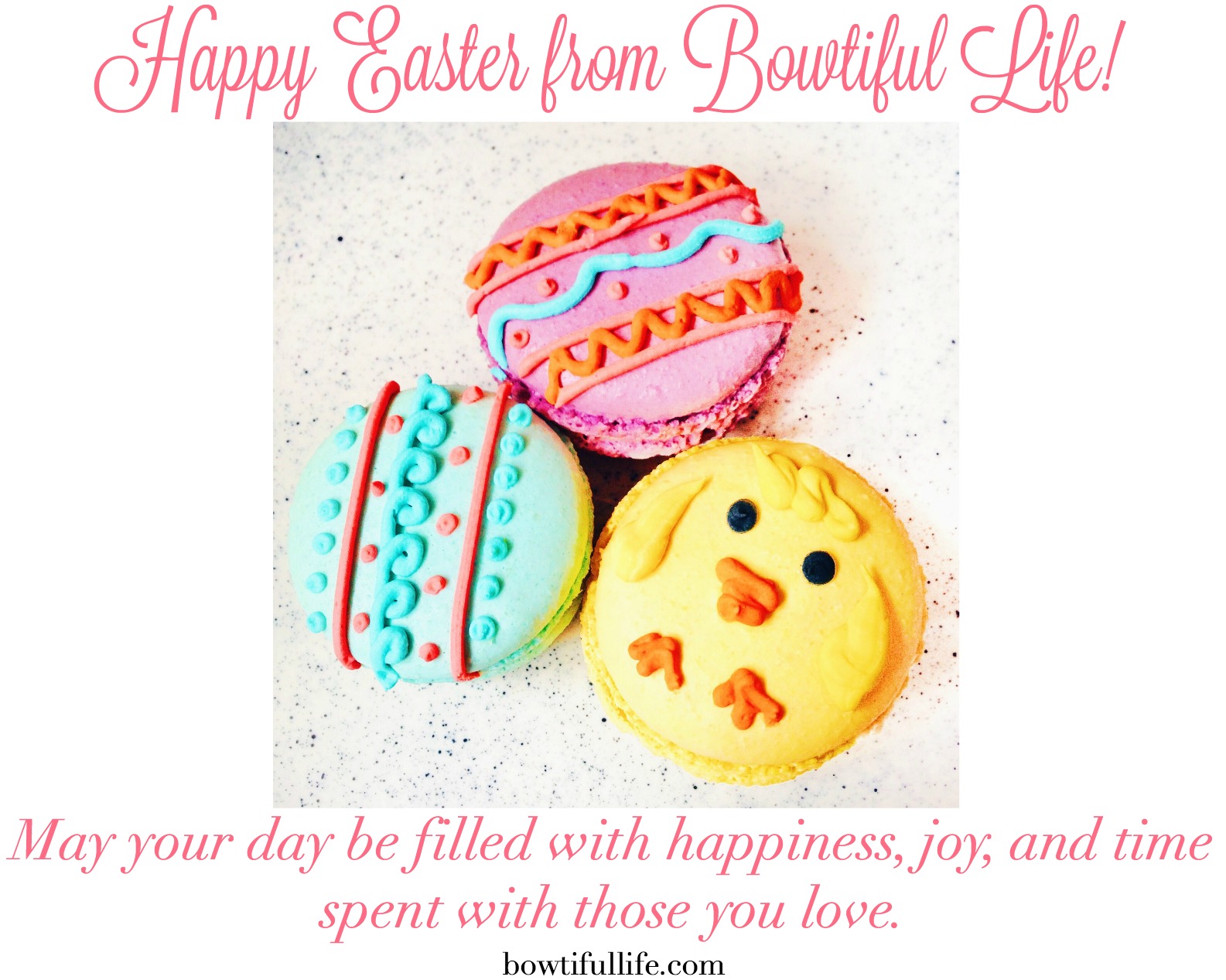 Bowtiful Life Easter Macarons