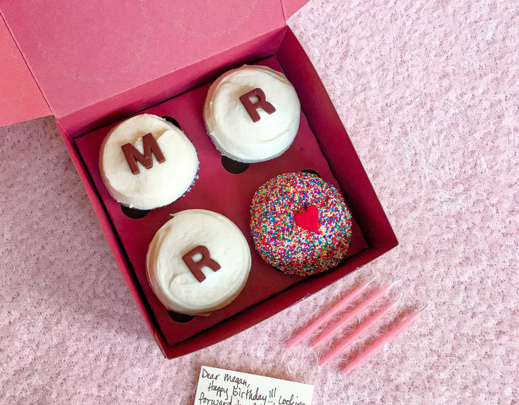 Bowtiful Life 25th Birthday Megan Rogers-Reilley Sprinkles cupcakes